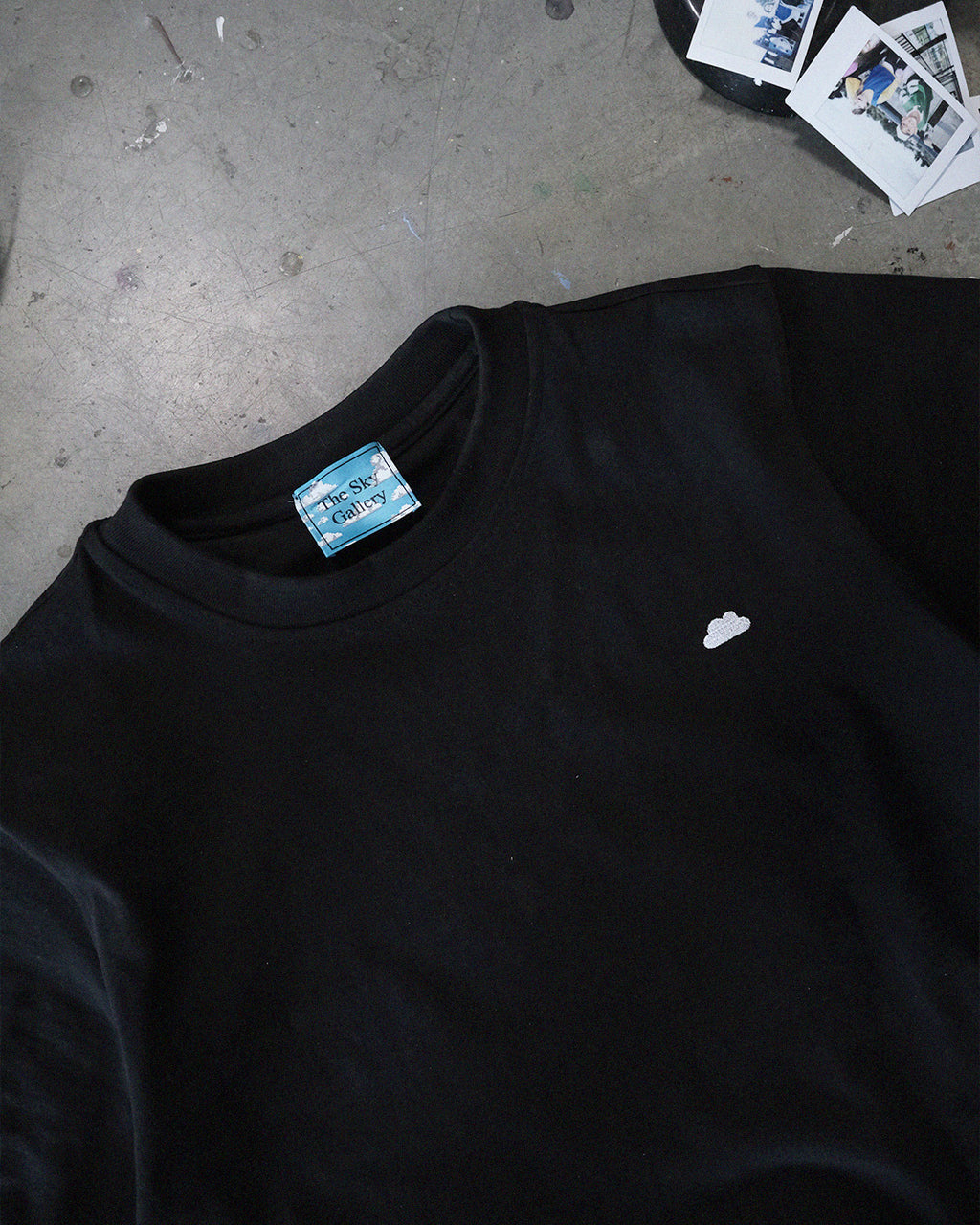 Retro black boxing tee