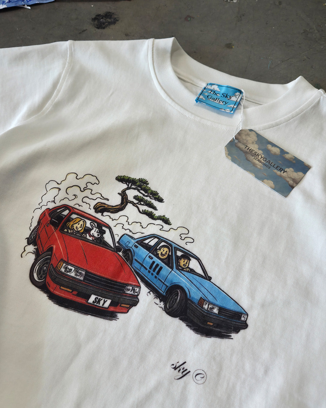 Japanese car drift tee