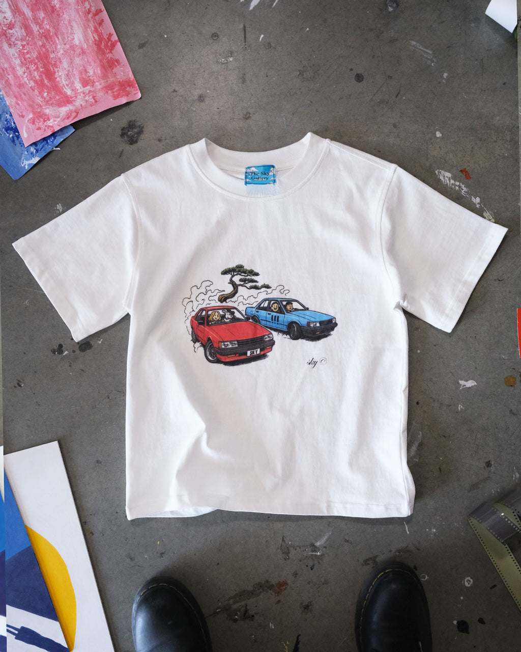 Japanese car drift tee