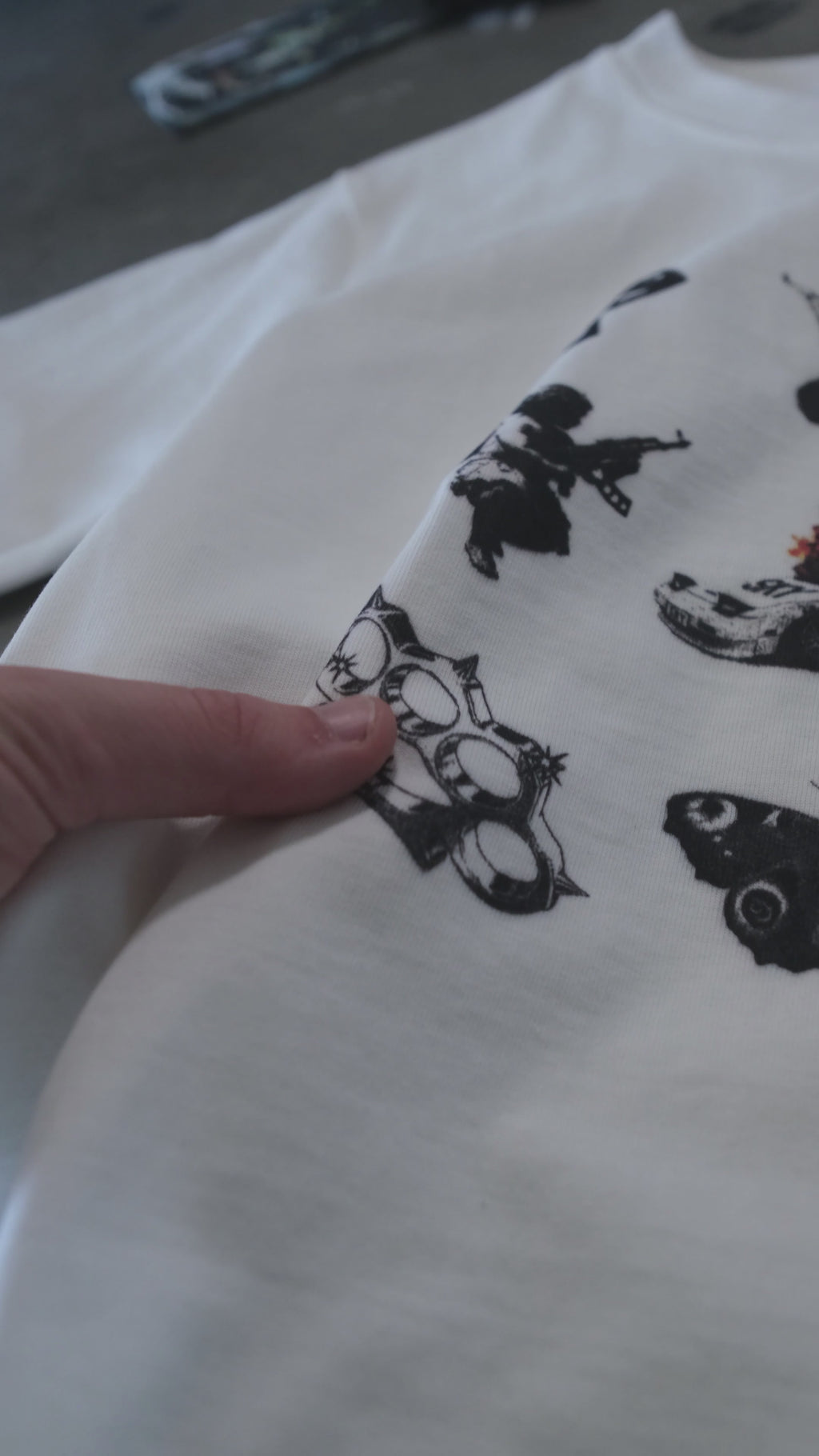 Retro Black and White tee